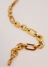 دستبند زنجیری ساده کد4 طلایی
