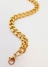 دستبند زنجیری ساده کارتیر کد2 طلایی