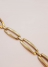 دستبند زنجیری ساده کد5 طلایی