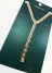 گردنبند زنجیری ساده کراواتی - طلایی