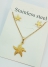 نیمست استیل ستاره دریایی - طلایی