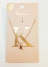گردنبند زنجیری آویزدار با روکش طلا حرف K 