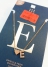 گردنبند زنجیری آویزدار نگین سواروسکی با روکش رزگلد حرف E 