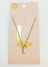 گردنبند زنجیری آویزدار با روکش طلا حرف L کد3 