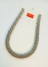 گردنبند زنجیری ساده مرواریددار - نقره ای