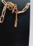 گردنبند زنجیری کارتیر با آویز مروارید پرورشی - طلایی