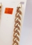 گردنبند زنجیری ساده بافت - طلایی