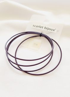 النگو چند تایی مدل4 بادمجانی