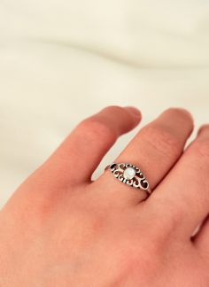 انگشتر نقره نگینی مدل2 سفید